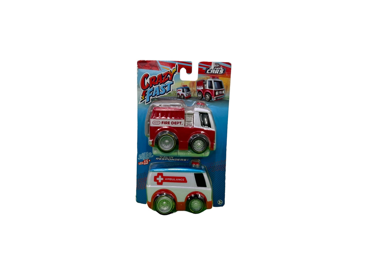 Crazy Fast Cars 2-Pack- Racin’ Responders