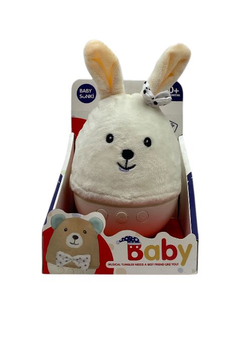 5CM PLUSH RABBIT WITH LIGHT AND MUSIC