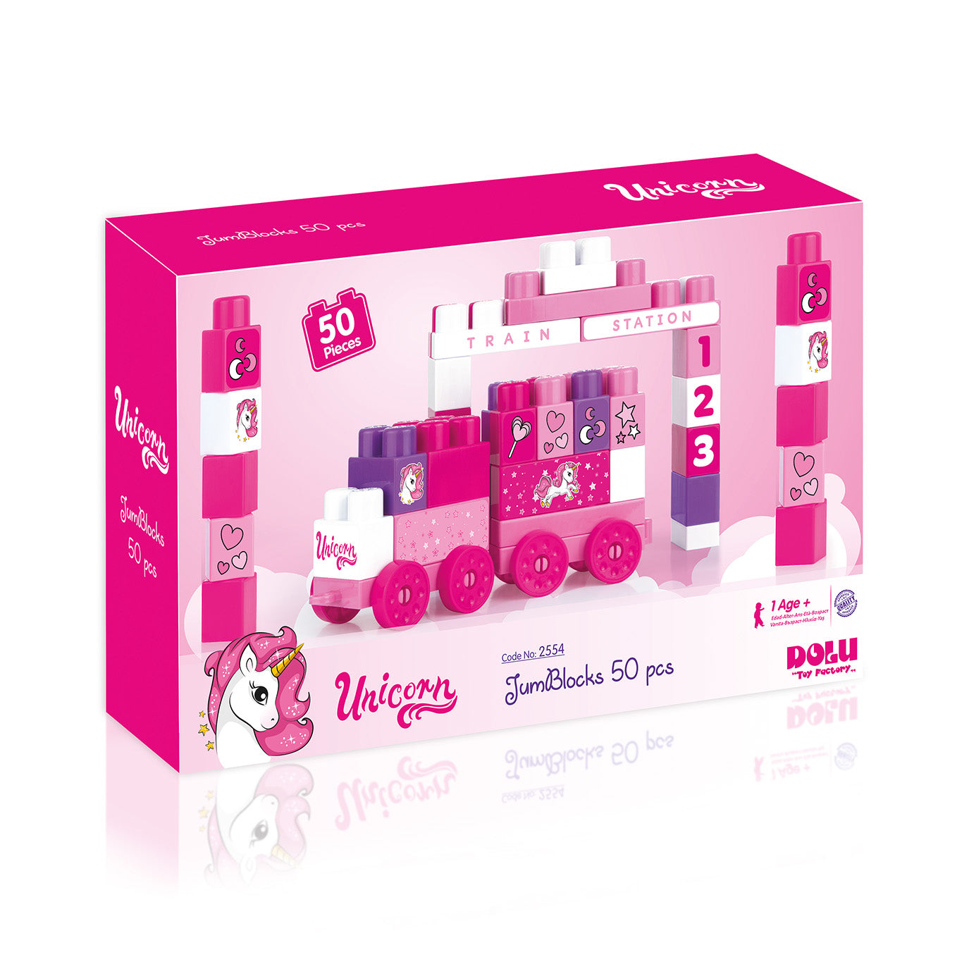 Unicorn Jumblocks 50 Pcs In Box