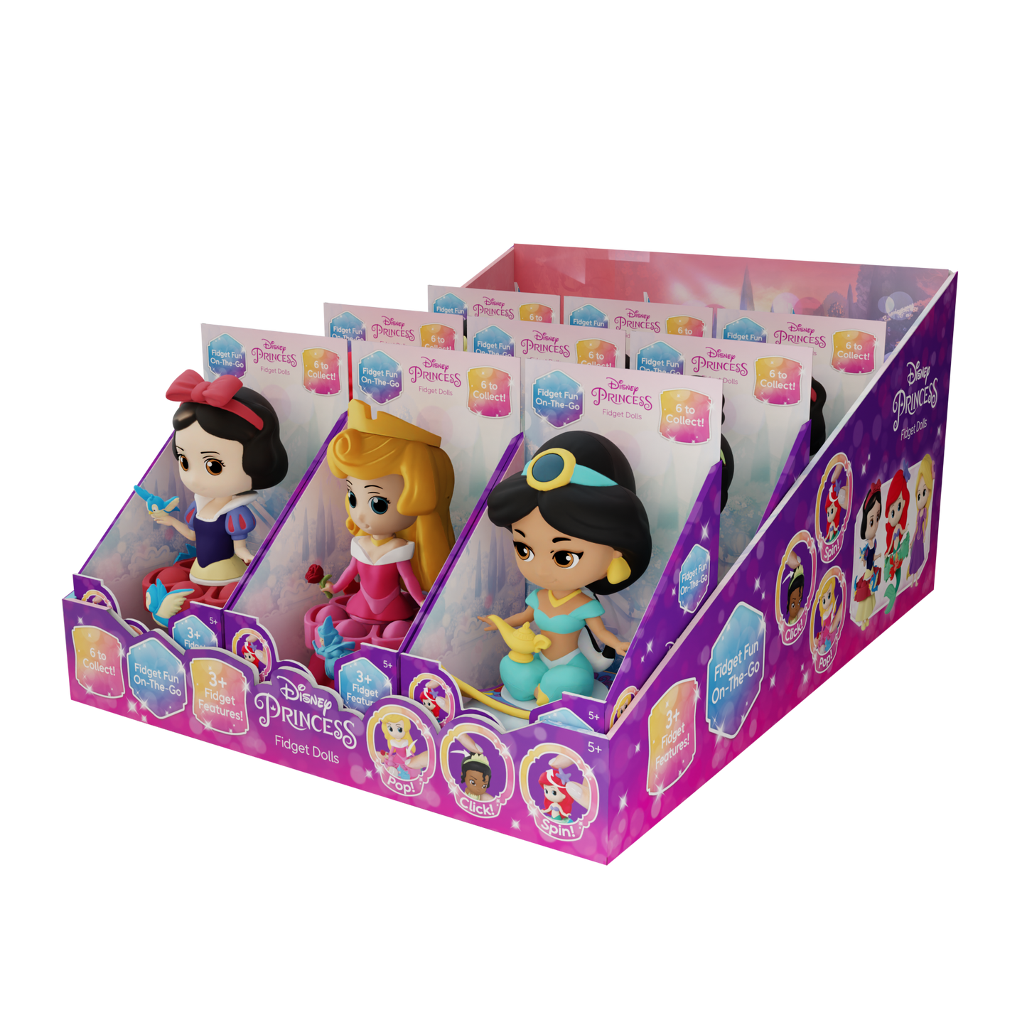 Fidget Fun - Disney Princess - Open Tray - Snow White