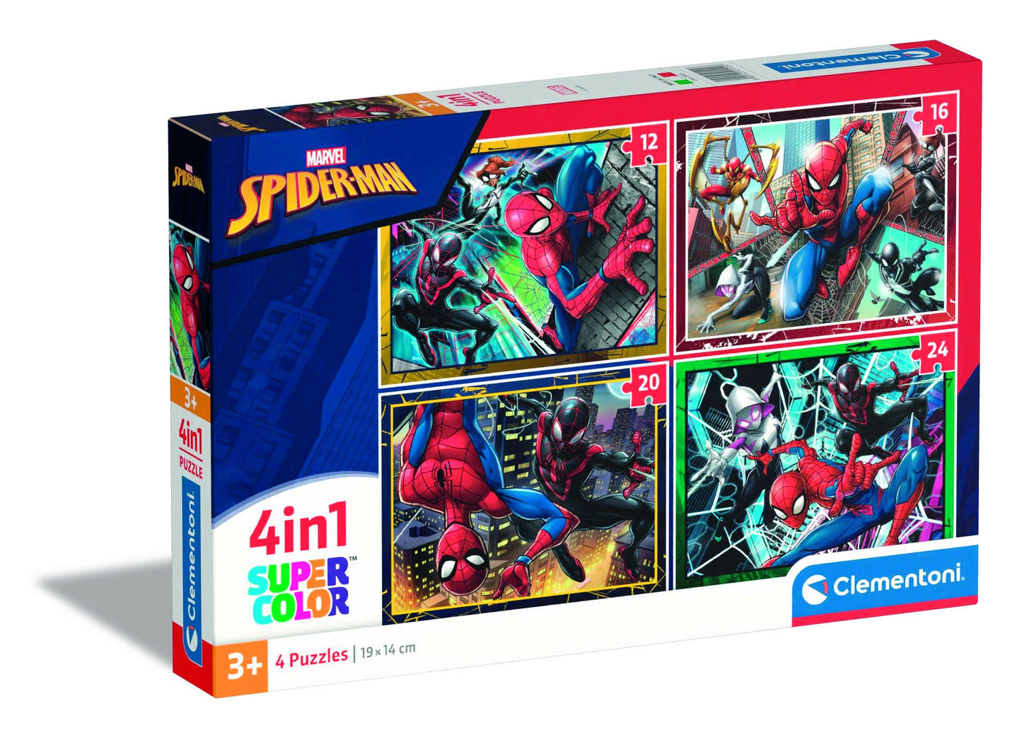Clementoni marvel spiderman puzzle 4in1