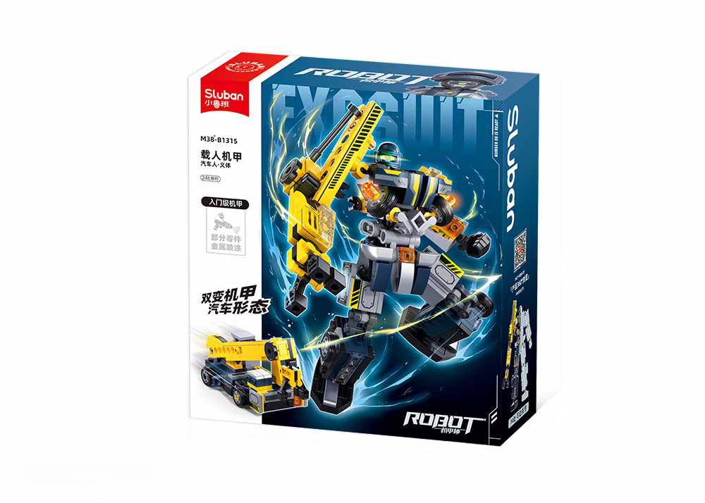 Exosuit-Autobots-Wheeled Crane 246Pcs