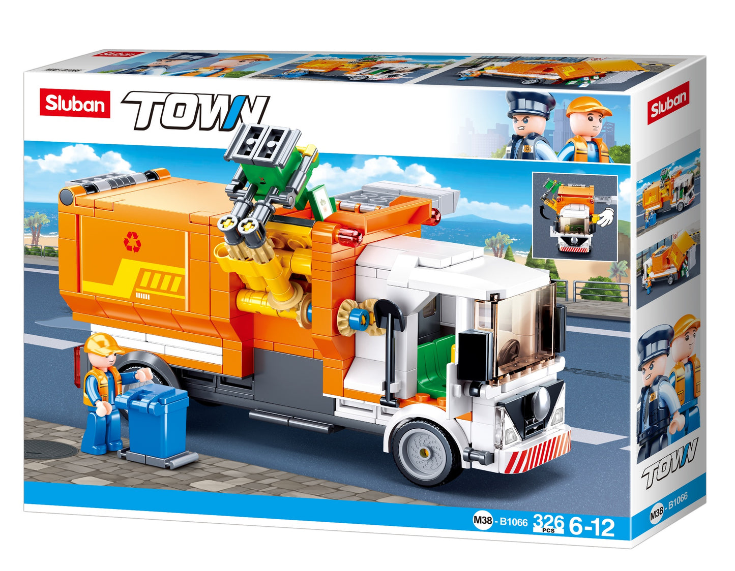 Town-Garbage Truck 326pcs