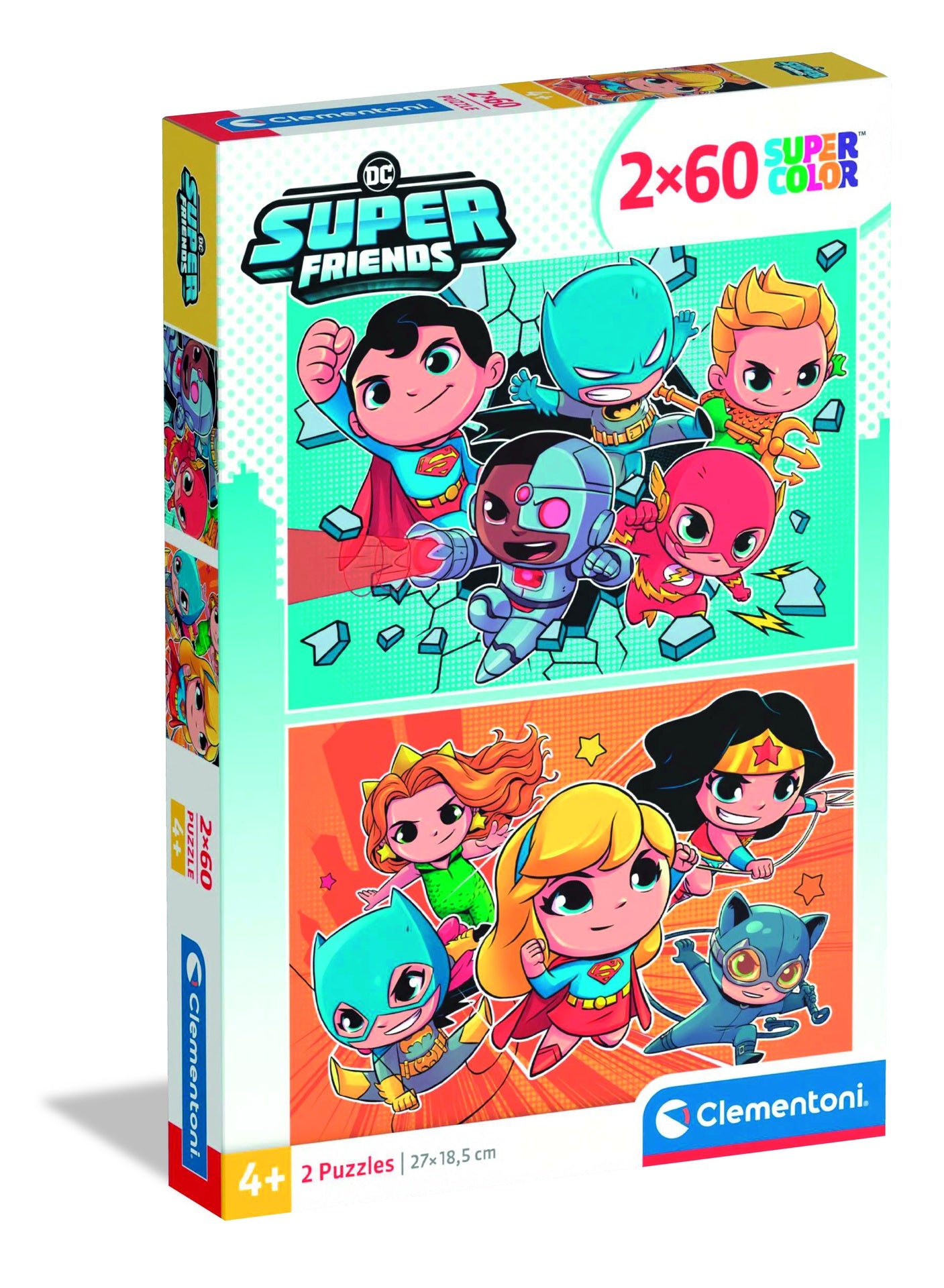 Clementoni DC comics superfriends 2X60