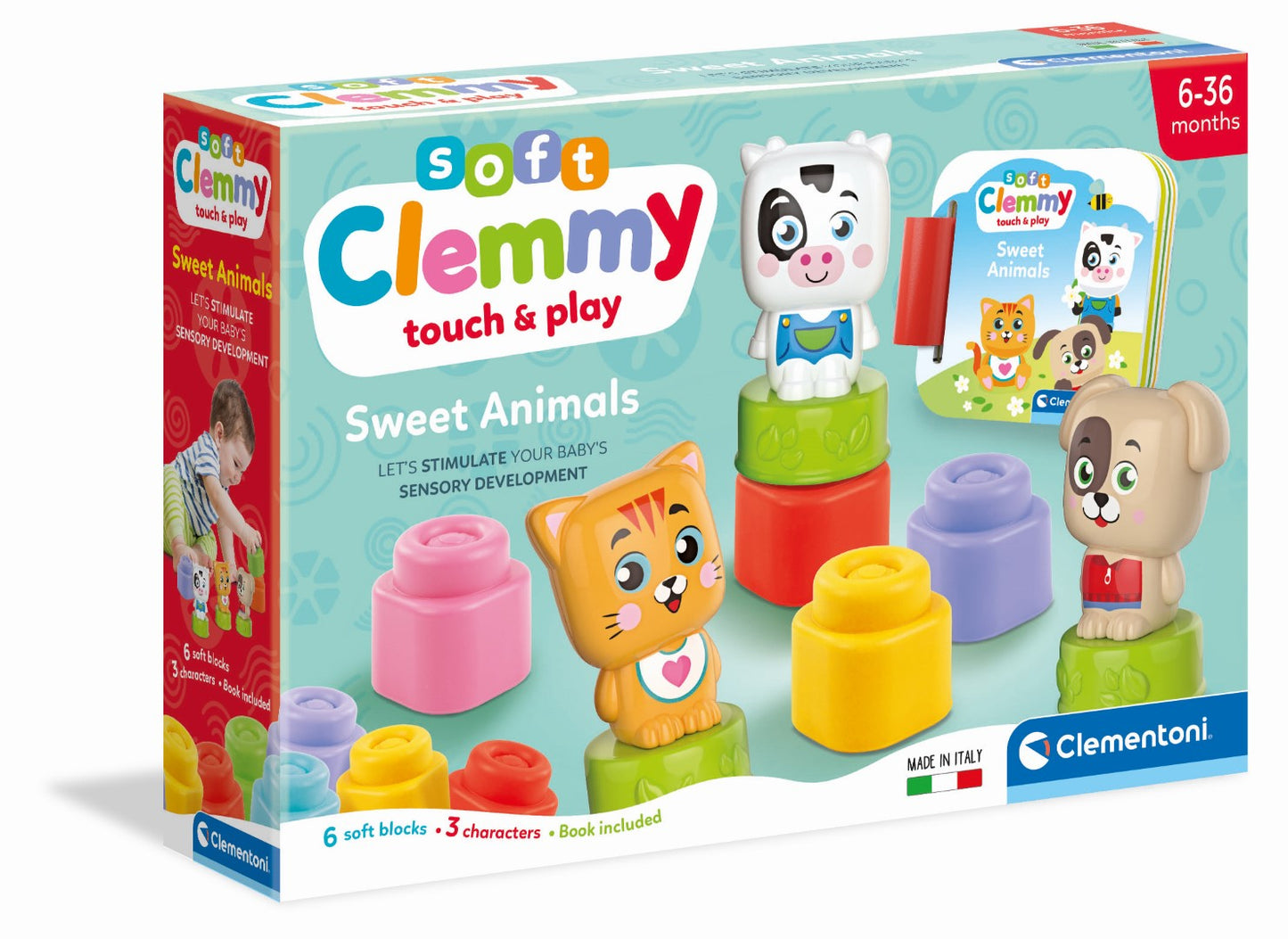 Clementoni Clemmy Cute Animals Book Set