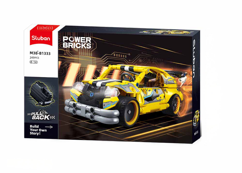 Power Bricks-Sports Car(Pull Back) 249Pcs