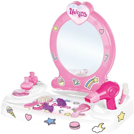 Table Top Vanity Set With Mirror
