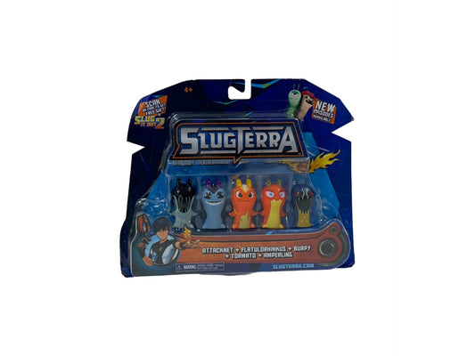 Slugterra - 5pcs (Attacknet+Flatulorhinkus+Burpy+Tormato+Amperling)