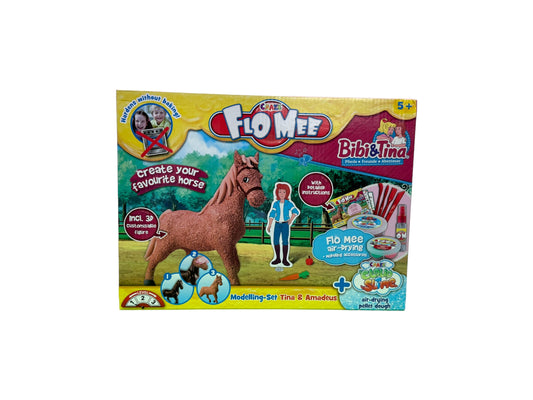 Flo Mee Meets Cloud Slime Horse-Set Tina & Amadeus