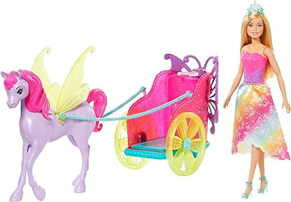 Barbie Dreamtopia Princess W/ Fantasy Horse & Chariot
