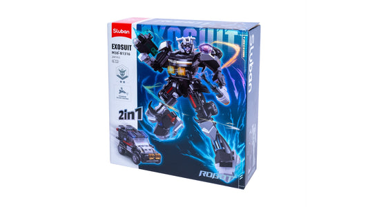 Exosuit-Autobots-Police car 247pcs