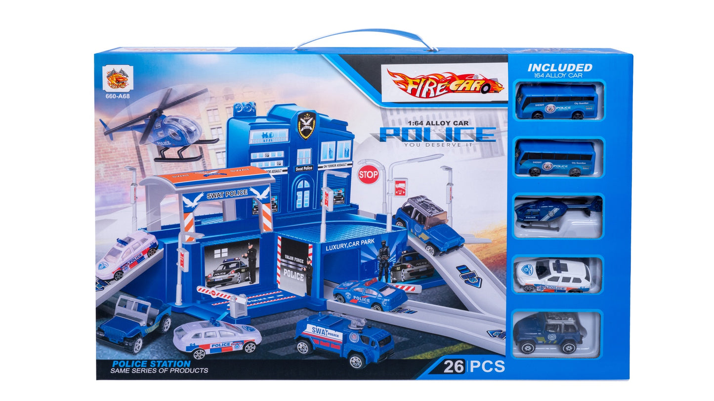 Alloy Special Police Parking Lot  Set