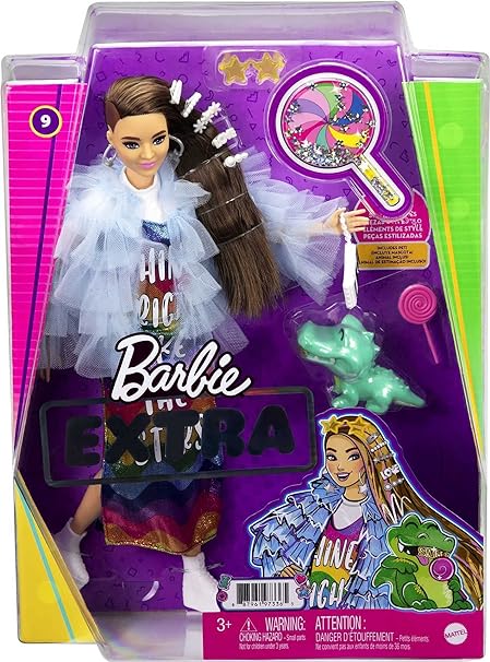 Barbie Extra Doll - Yellow Coat
