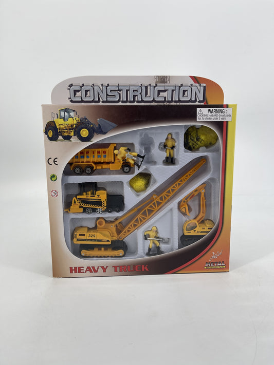 Construction Heavy Truck Play Set 4 Pcs Cars