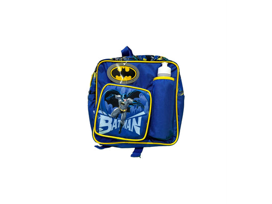 Batman Backpack 11" With Lunch Box And Water Bottle