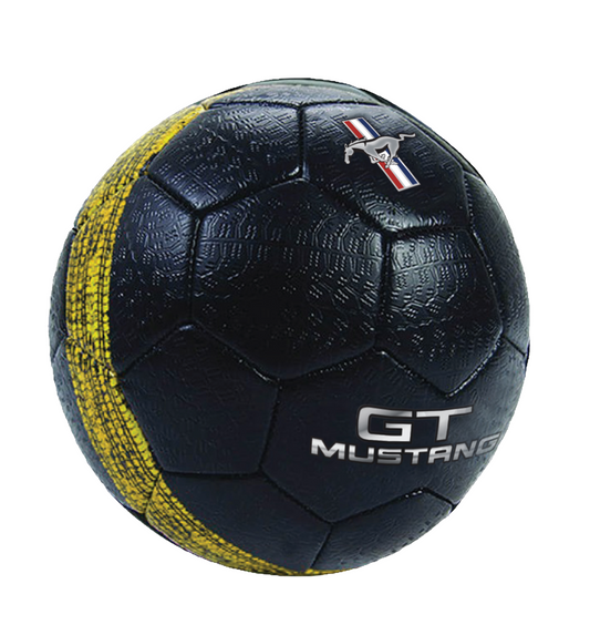 Mustang  Black Football W/ Yellow Stripe