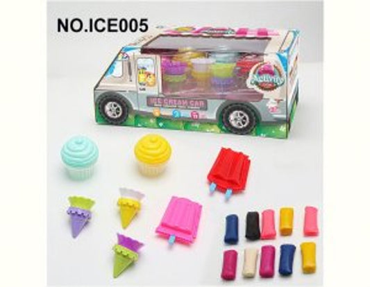 Clay Ice Cream Sundae Selling Cart