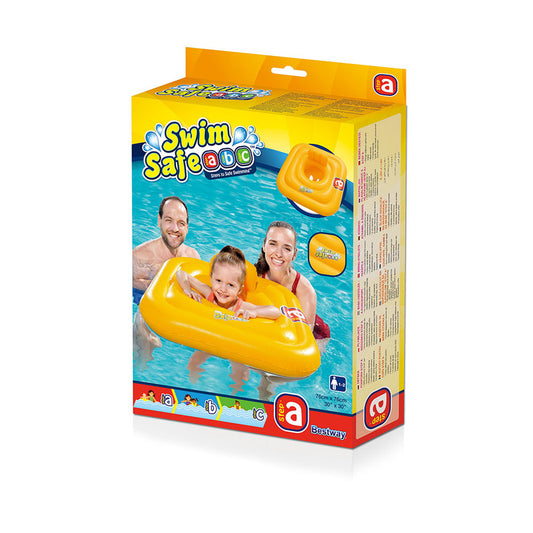 Swim Safe 30"x30"/76cm x 76cm Wondersplash Square 3-Ring Baby Boat