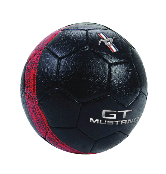 Mustang Football Black W/ Red Stripe
