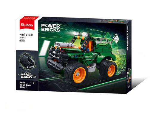 Power Bricks-Suv Car(Pull Back) 210Pcs