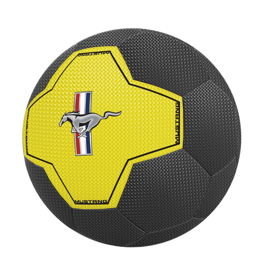 Mustang Football Colored Black&Yellow