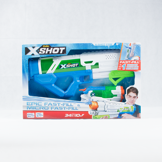 X-Shot- Fast Fill  Combo Pack- Large And Small Window Box