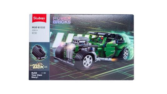 POWER BRICKS-Vintage car(Pull back) 238pcs