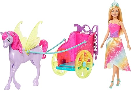 Barbie Dreamtopia Princess W/ Fantasy Horse & Chariot
