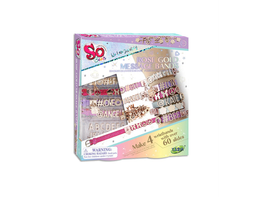 Rose Gold Message Bands