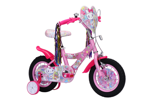 Hello Kitty,Bicyle 12" Black Tyres
