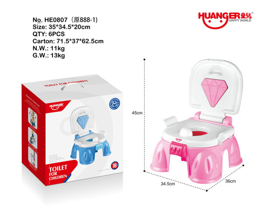 Toilet For Childern Pink