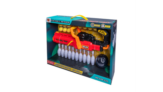 Bowling Ball & Eva Ball Machinegun Set