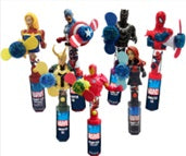 Marvel Avengers Fan Assortment (Listed Below) Marvel Assortment, 2 Iron Man, 1 Captain A, 3 Spiderman, 2 Black Panther, 1 Captain M, 1 Black Widow, 2 Loki