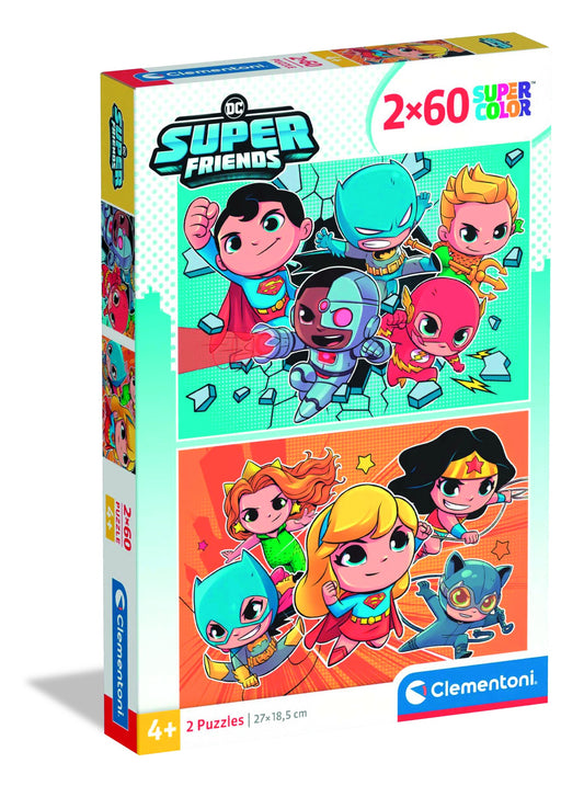 Clementoni DC comics superfriends 2X60