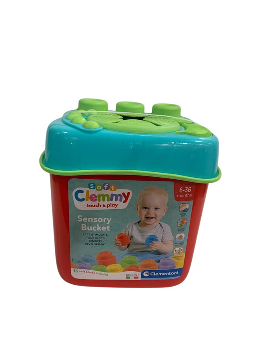 Sensory Bucket Clemmy Soft Blocks