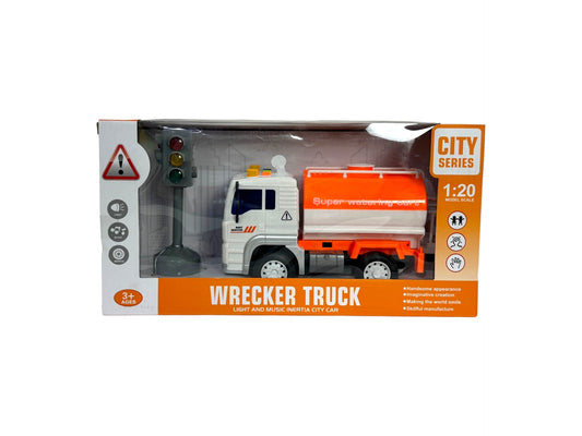 Wrecker Truck - Inertial Rescue Vehicle With Communication Light (With Sound And Light)