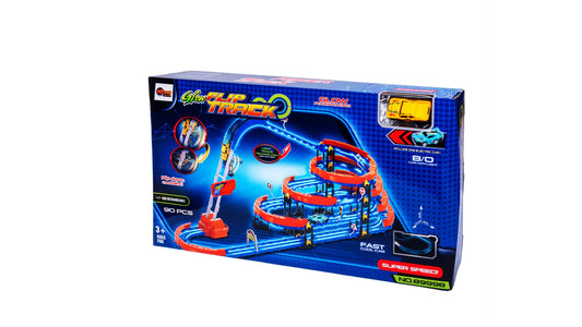 Glow flip super track racer W/more items