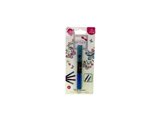 Lukky 2-In-1 Mascara & Lash Glitter Bold Shimmer (10Ml) (Blue)