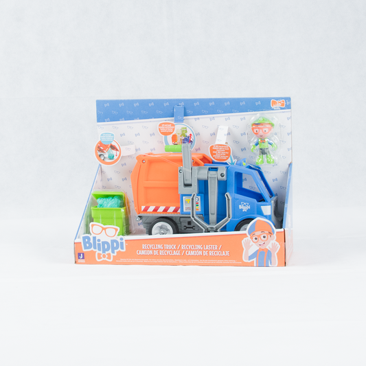 Blp - مركبة مميزة (شاحنة إعادة تدوير Blippi)