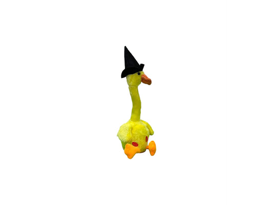 Dancing Duck Recording Voice In A Plastic Bag